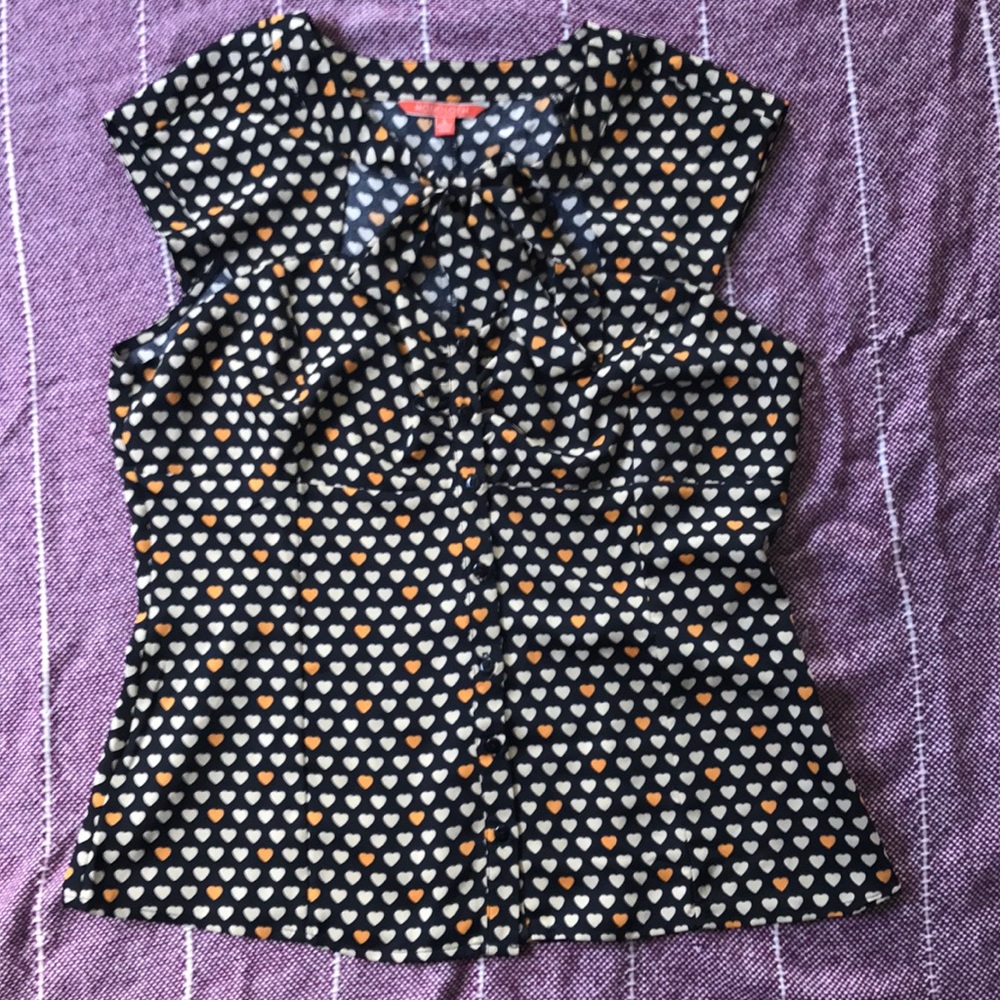 ModCloth Heart Blouse